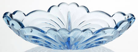 Caprice Moonlight Blue (Stem 300) 6" Diamond Shape 2 Part Relish