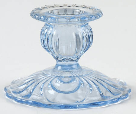 Caprice Moonlight Blue (Stem 300) 2" Single Light Candlestick