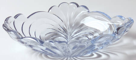 Caprice Moonlight Blue (Stem 300) Diamond Bowl