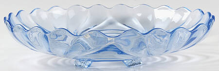 Caprice Moonlight Blue (Stem 300) 13" Shallow Round Bowl