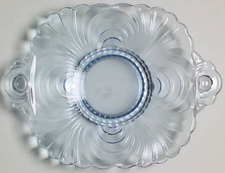Caprice Moonlight Blue (Stem 300) Lemon Plate with Handles
