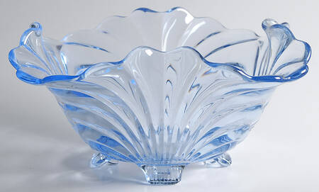 Caprice Moonlight Blue (Stem 300) 8" Square 4-Toed Bowl