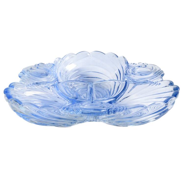 Caprice Moonlight Blue (Stem 300) 7" 3 Part Tricorne Relish