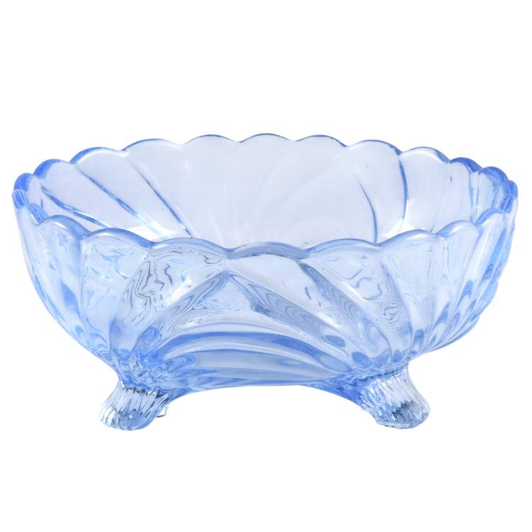 Caprice Moonlight Blue (Stem 300) 3-Footed Candy Dish No Lid