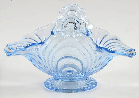 Caprice Moonlight Blue (Stem 300) Footed Bon Bon