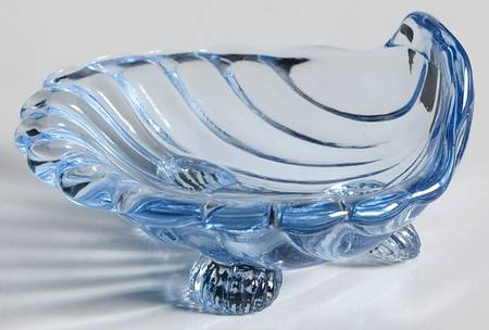 Caprice Moonlight Blue (Stem 300) Shell Shape 3-Toed Ashtray