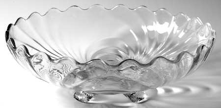 Caprice Clear (Stem 300) 10" 4-Toed Gardenia Bowl