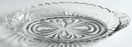 Caprice Clear (Stem 300) Creamer/Sugar, Tray Only