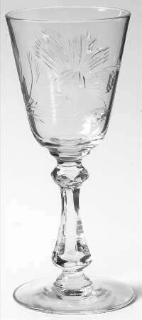 Cambridge Rose Wine Glass