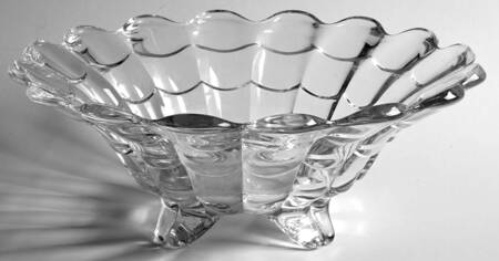 Cascade Clear 10" Footed Bowl