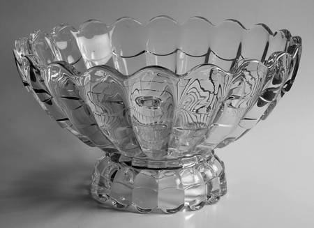 Cascade Clear Punch Bowl with Stand (Uses PUN & PUNSAH)