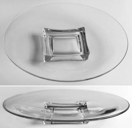 Cambridge Square (Square Base) Footed Cake Plate