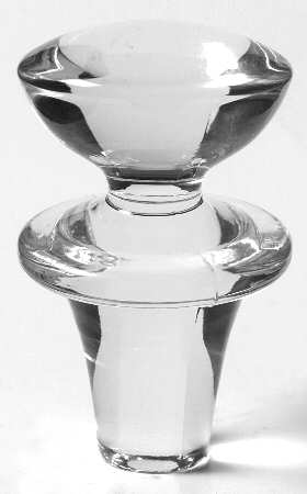 Cambridge Square (Square Base) Stopper for Oil Cruet