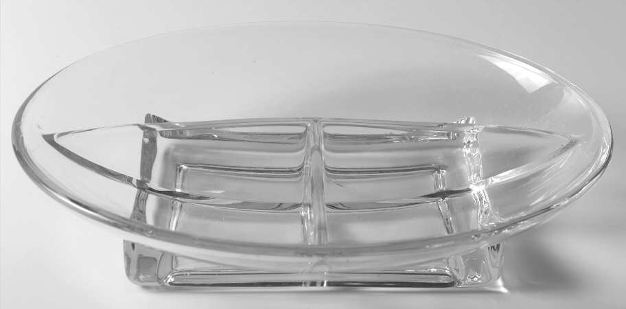 Cambridge Square (Square Base) 9" 3 Part Round Relish