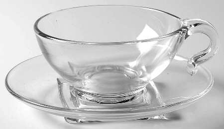 Cambridge Square (Square Base) Cup and Saucer Set
