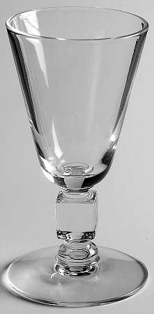 Cambridge Square (Cube Stem) Cordial Glass