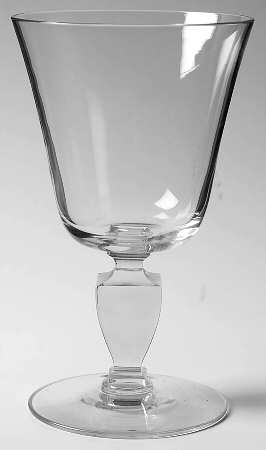 Cathedral Clear (Stem 1953) Water Goblet