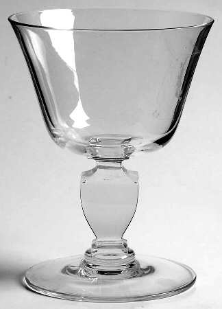 Cathedral Clear (Stem 1953) Champagne/Tall Sherbet