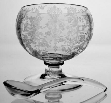 Chantilly Mayonnaise Bowl and Ladle Set by Cambridge
