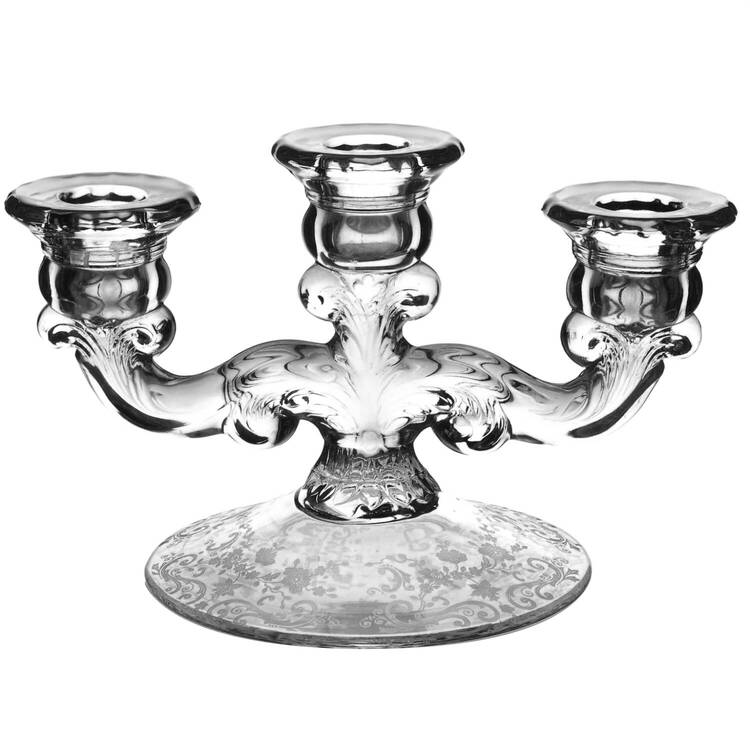 Chantilly 3 Light Candlestick