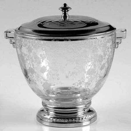 Chantilly Ice Tub & Metal Lid w/Metal Base