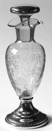 Chantilly French Dressing Bottle with Sterling Base by Cambridge