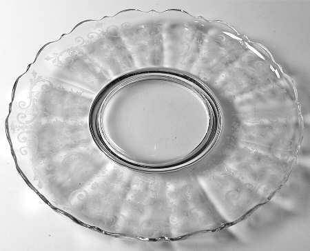 Chantilly Large Rolled Edge Torte Plate by Cambridge