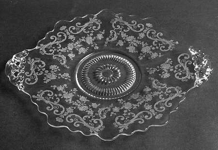 Chantilly Martha/138 12" Two Handled Salad Plate