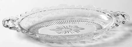 Chantilly 8" 2 Handled Sugar/Cream/Pickle Tray (Martha/353)