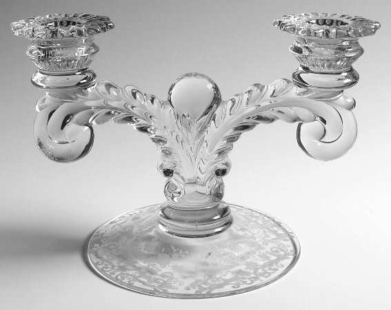 Chantilly Martha/495 2 Light Candlestick by Cambridge