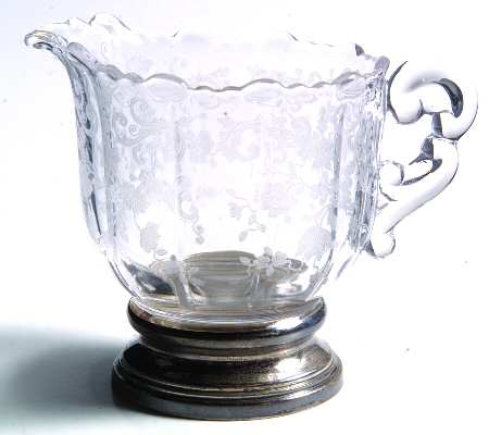 Chantilly Individual Creamer with Sterling Base