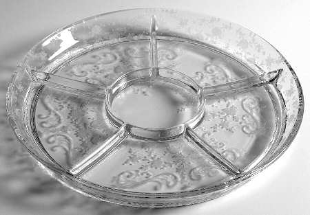 Chantilly #P419 6 Part Relish No Center Cup