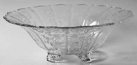 Chantilly 10" 4-Toed Footed Bowl