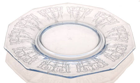 Cleo Blue (Stem 3077) Mayonnaise Underplate Only