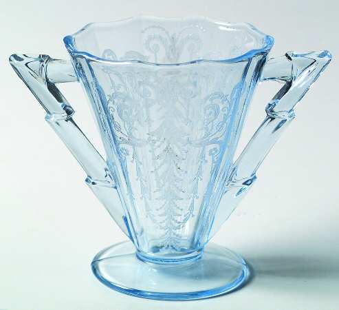 Cleo Blue (Stem 3077) Mini Open Sugar