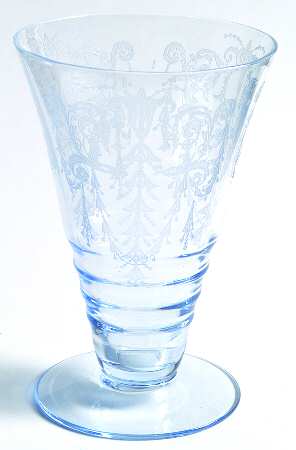 Cleo Blue (Stem 3077) 8 Oz Footed Tumbler