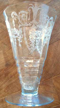 Cleo Blue (Stem 3077) 10 Oz Footed Tumbler