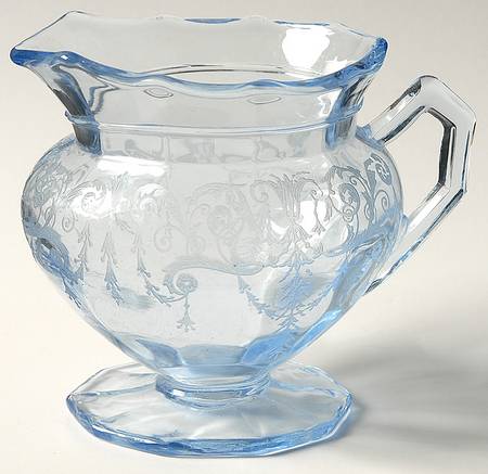 Cleo Blue (Stem 3077) Creamer