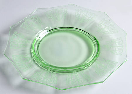 Cleo Green (Stem 3077) Salad Plate