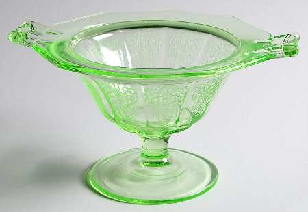 Cleo Green (Stem 3077) Mayonnaise Bowl, Bowl Only
