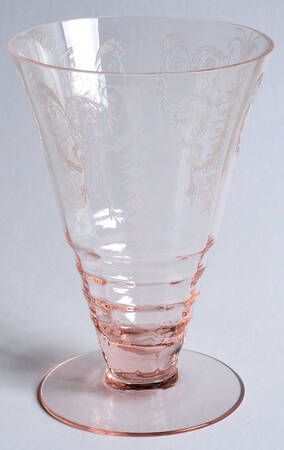 Cleo Pink (Stem 3077) 8 Oz Footed Tumbler