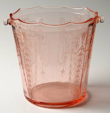 Cleo Pink (Stem 3077) 3400/851 Ice Bucket, No Handle