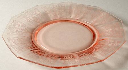 Cleo Pink (Stem 3077) Luncheon Plate