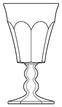 Colonial Clear Water Goblet