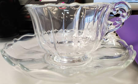 Corinth (Optic) Cup & Saucer Set