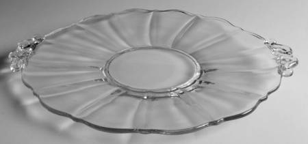 Corinth (Optic) Handled Cake Plate