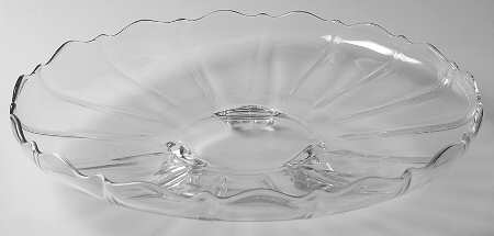 Corinth (Optic) Footed Torte Plate
