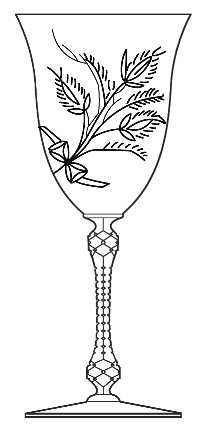 Corsage Water Goblet