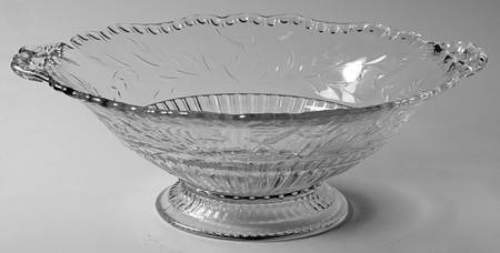 Croesus 10" Handled Footed Bowl