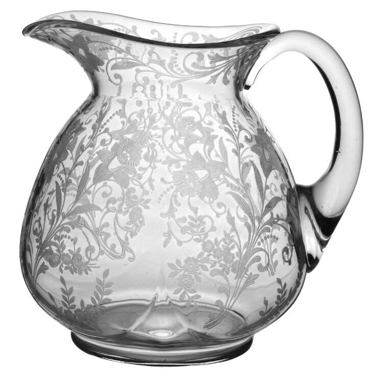Daffodil Clear (Stem 3779, Not Gold Encrusted) 76 Oz Doulton Pitcher with Modified Handle